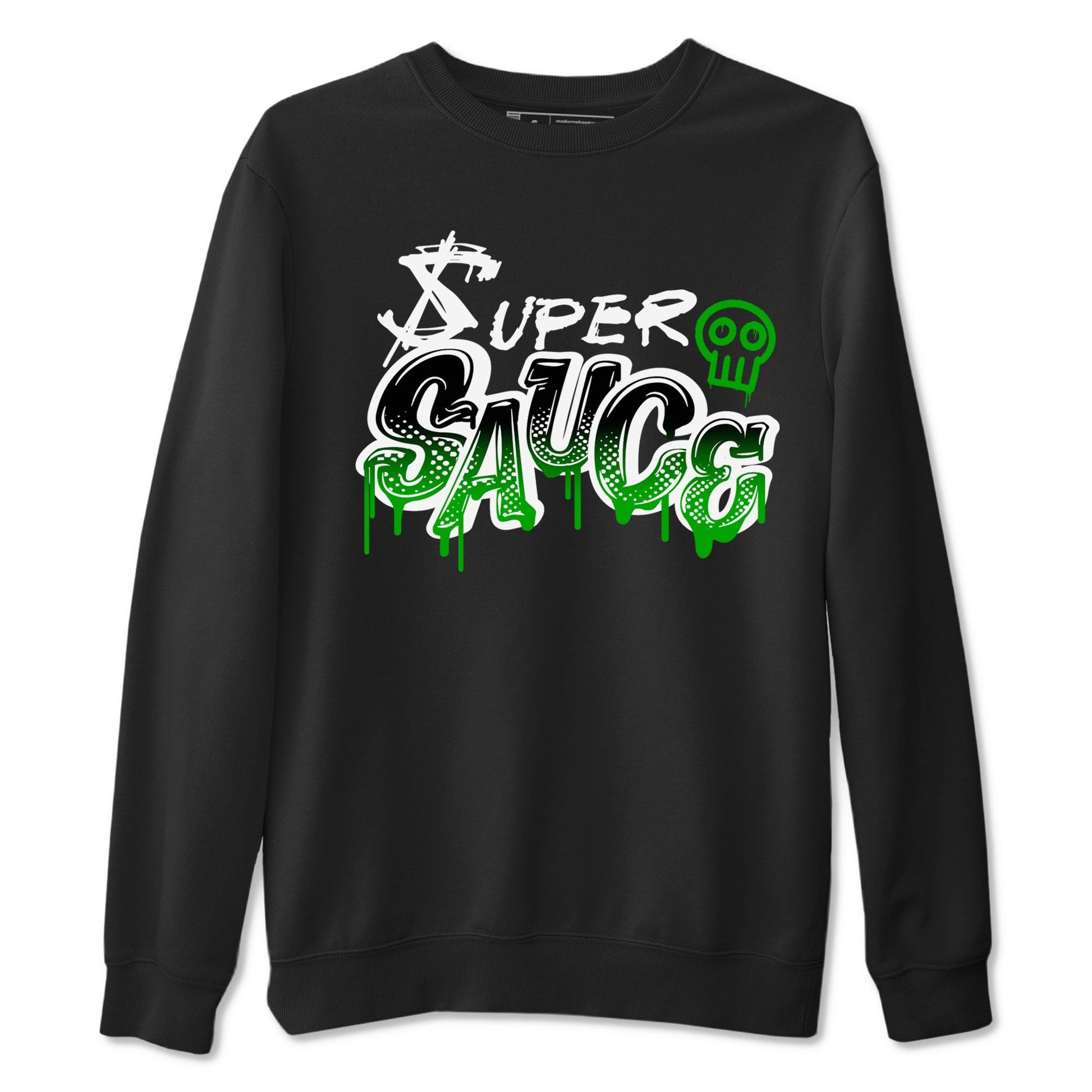 5s Lucky Green shirt to match jordans Super Sauce sneaker tees Air Jordan 5 Lucky Green SNRT Sneaker Release Tees unisex cotton Black 2 crew neck shirt