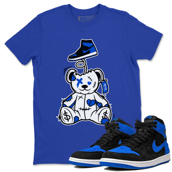Jordan 1 High OG Royal Reimagined shirt to match jordans Surprise Teddy Bear sneaker tees Air Jordan 1 Royal Reimagined SNRT Sneaker Tees Unisex Royal Blue 1 T-Shirt