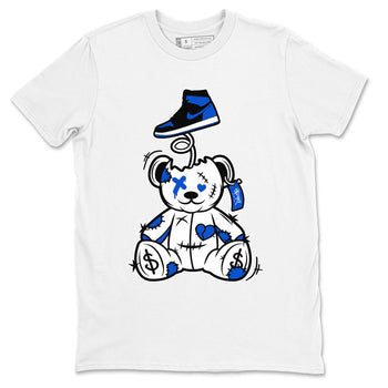 Jordan 1 High OG Royal Reimagined shirt to match jordans Surprise Teddy Bear sneaker tees Air Jordan 1 Royal Reimagined SNRT Sneaker Tees Unisex White 2 T-Shirt