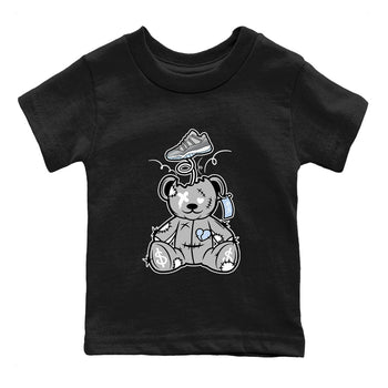 11s Cool Grey shirt to match jordans Surprise Teddy Bear sneaker tees Air Jordan 11 Cool Grey SNRT sneaker release tees baby toddler Black 2 cotton Shirt