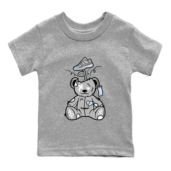 11s Cool Grey shirt to match jordans Surprise Teddy Bear sneaker tees Air Jordan 11 Cool Grey SNRT sneaker release tees baby toddler Heather Grey 2 cotton Shirt