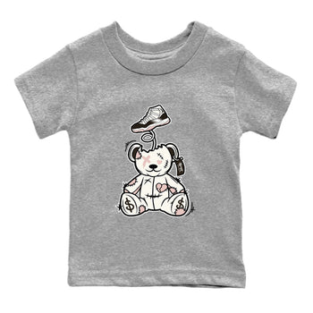 Air Jordan 11 Neapolitan shirt to match jordans Surprise Teddy Bear sneaker tees Air Jordan 11 Neapolitan SNRT Sneaker Tees Baby Toddler Heather Grey 2 T-Shirt