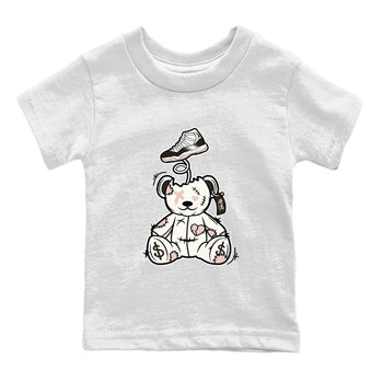 Air Jordan 11 Neapolitan shirt to match jordans Surprise Teddy Bear sneaker tees Air Jordan 11 Neapolitan SNRT Sneaker Tees Baby Toddler White 2 T-Shirt