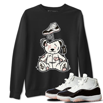 Air Jordan 11 Neapolitan shirt to match jordans Surprise Teddy Bear sneaker tees Air Jordan 11 Neapolitan SNRT Sneaker Tees Unisex Black 1 T-Shirt