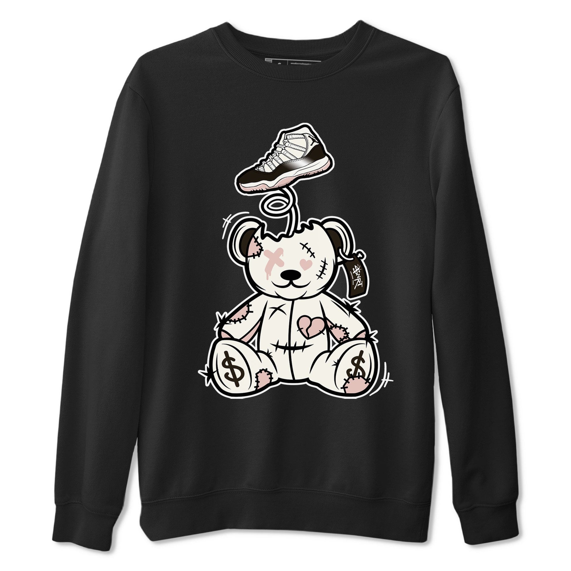 Air Jordan 11 Neapolitan shirt to match jordans Surprise Teddy Bear sneaker tees Air Jordan 11 Neapolitan SNRT Sneaker Tees Unisex Black 2 T-Shirt