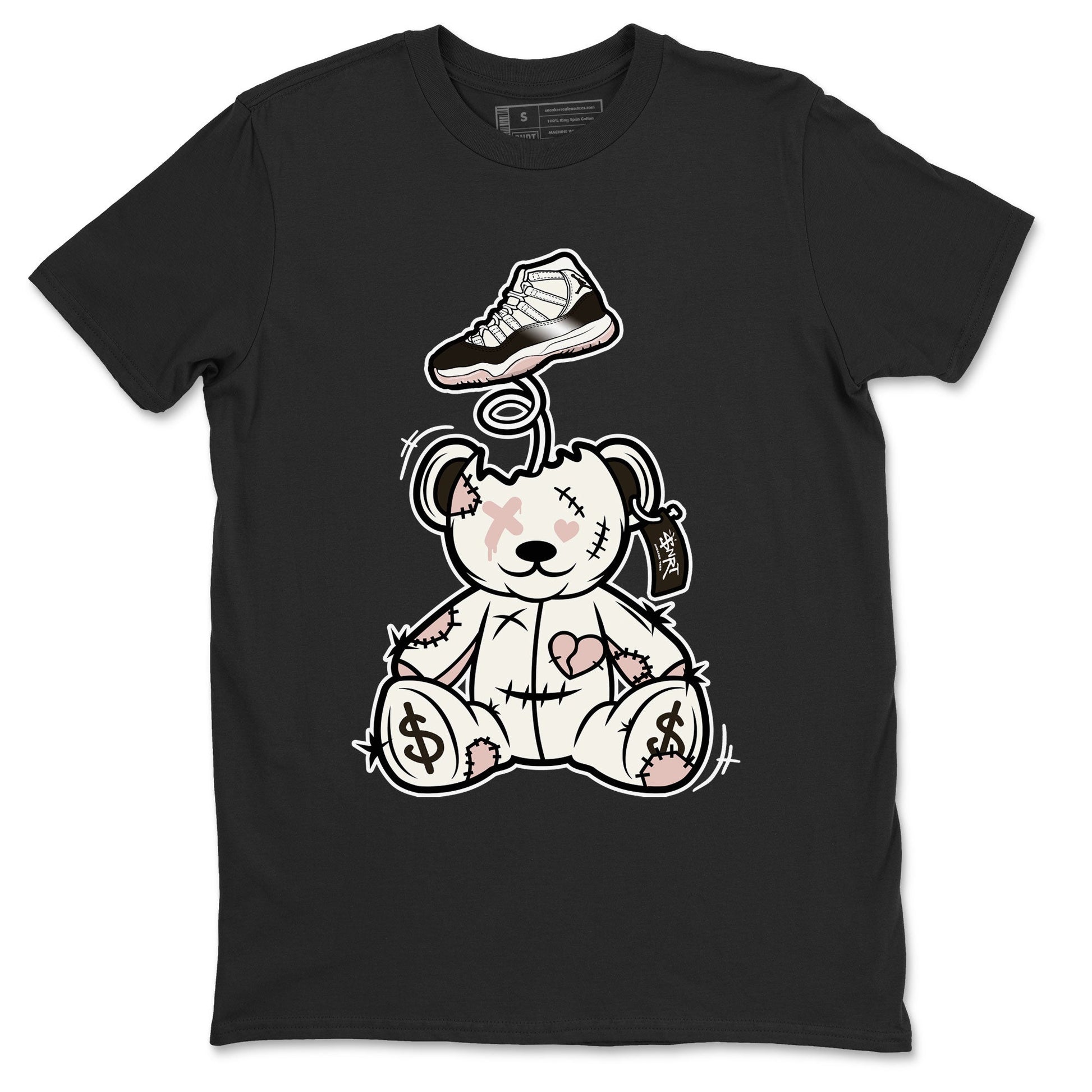 Air Jordan 11 Neapolitan shirt to match jordans Surprise Teddy Bear sneaker tees Air Jordan 11 Neapolitan SNRT Sneaker Tees Unisex Black 2 T-Shirt