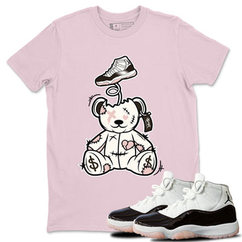 Air Jordan 11 Neapolitan shirt to match jordans Surprise Teddy Bear sneaker tees Air Jordan 11 Neapolitan SNRT Sneaker Tees Unisex Pink 1 T-Shirt