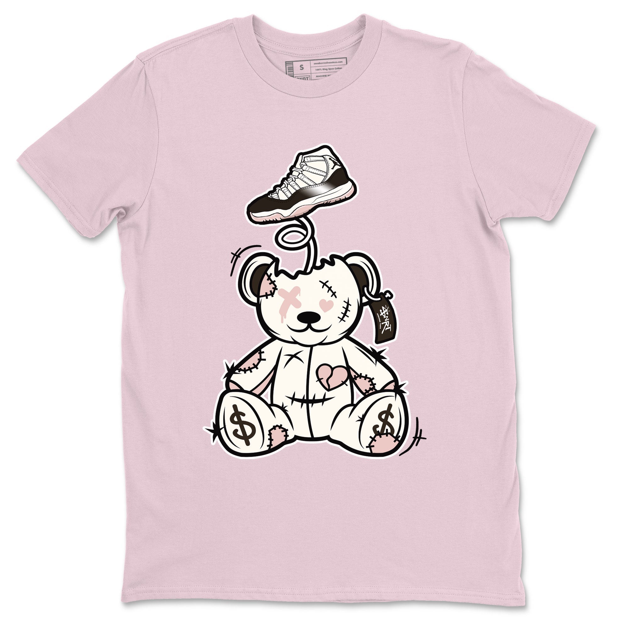 Air Jordan 11 Neapolitan shirt to match jordans Surprise Teddy Bear sneaker tees Air Jordan 11 Neapolitan SNRT Sneaker Tees Unisex Pink 2 T-Shirt