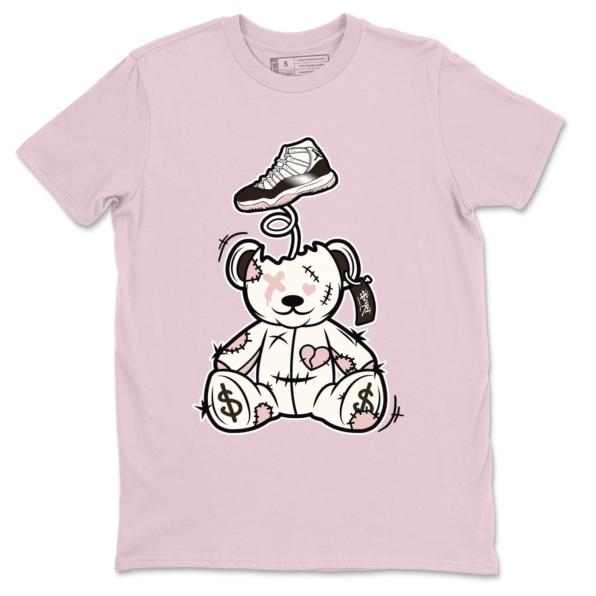 Air Jordan 11 Neapolitan shirt to match jordans Surprise Teddy Bear sneaker tees Air Jordan 11 Neapolitan SNRT Sneaker Tees Unisex Pink 2 T-Shirt