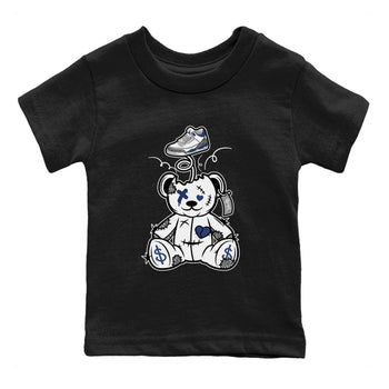 3s Midnight Navy shirt to match jordans Surprise Teddy Bear sneaker match tee Air Jordan 3 Midnight Navy SNRT Sneaker Tees baby toddler Black 2 cotton Shirt