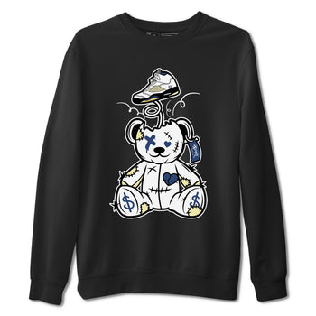 Air Jordan 5 A Ma Maniere x Dawn shirt to match jordans Surprise Teddy Bear sneaker tees Air Jordan 5 A Ma Maniere x Photon Dust SNRT Sneaker Tees Sneaker Matching Shirt Unisex Black 2 T-Shirt