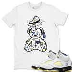 Air Jordan 5 A Ma Maniere x Dawn shirt to match jordans Surprise Teddy Bear sneaker tees Air Jordan 5 A Ma Maniere x Photon Dust SNRT Sneaker Tees Sneaker Matching Shirt Unisex White 1 T-Shirt