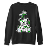 Jordan 5 Retro Lucky Green shirt to match jordans Surprise Teddy Bear sneaker tees Air Jordan 5 Lucky Green SNRT Sneaker Tees Unisex Sneaker Matching Clothes Black 2 T-Shirt