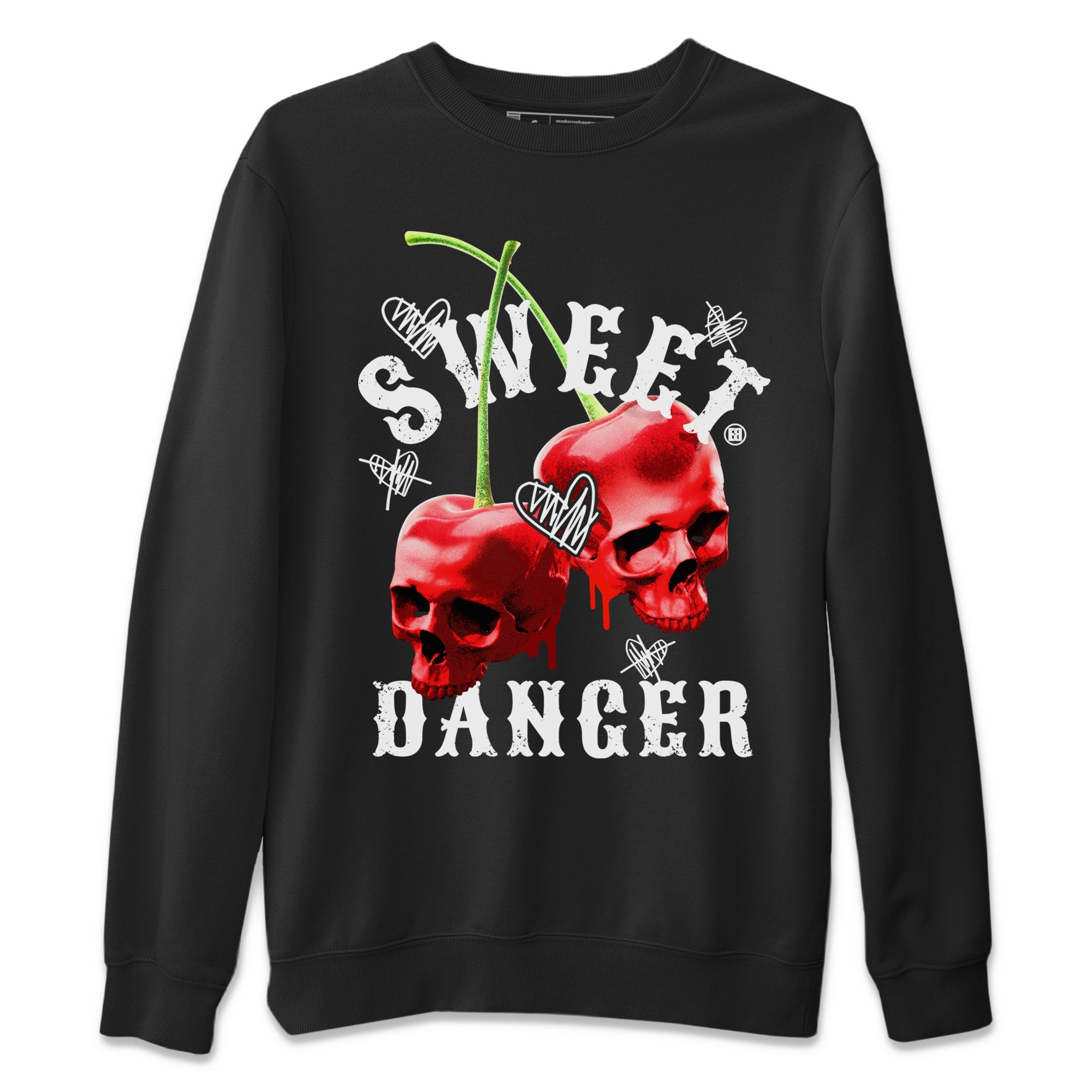 Air Jordan 11 Cherry Sneaker Match Tees Sweet Danger Sneaker Tees 11s Cherry Sneaker Release Tees AJ11 Varsity Red Unisex Shirts Black 2