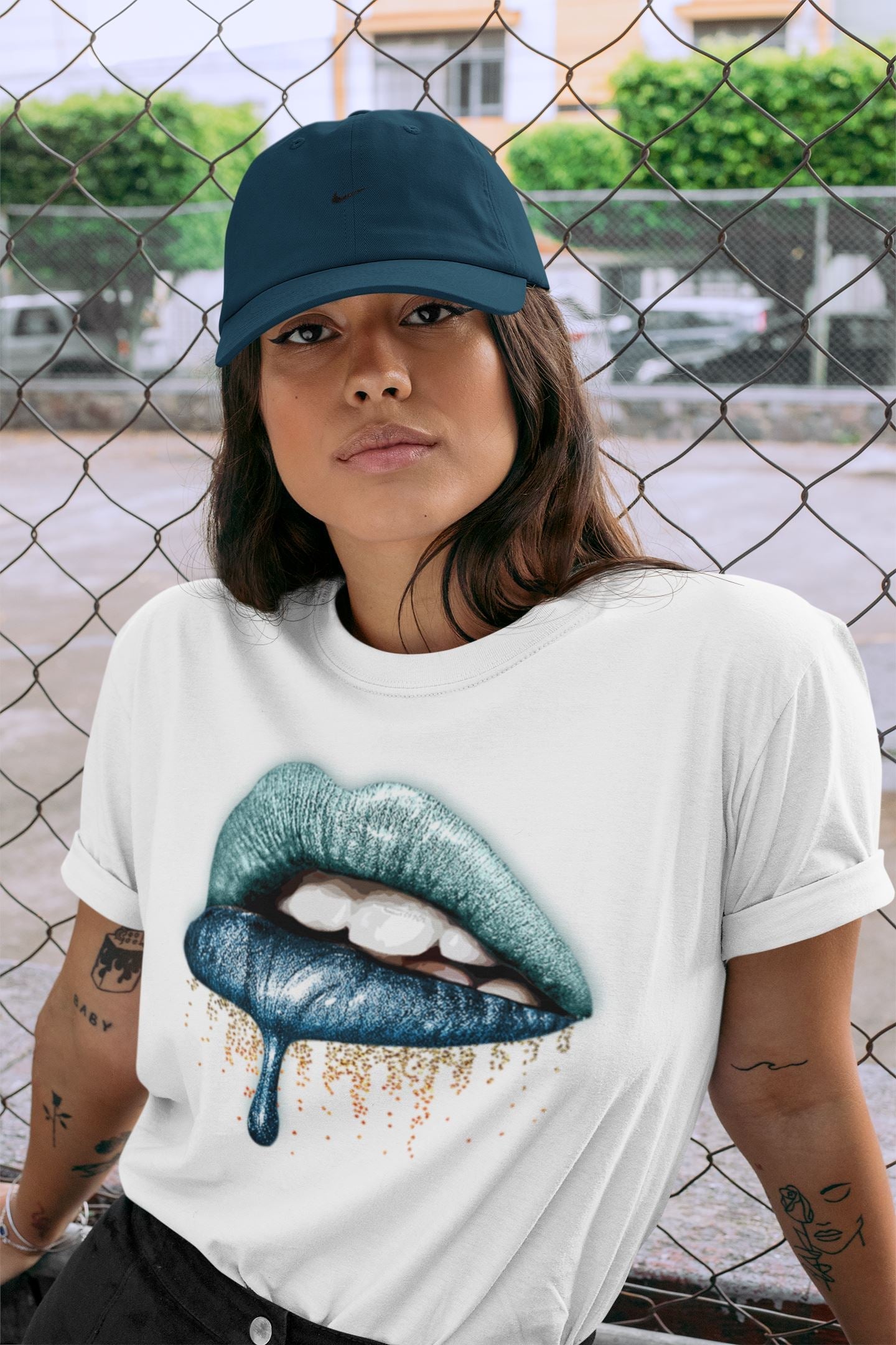 Yeezy 700 Faded Azure Sneaker Match Tees Dripping Lips Sneaker Tees Yeezy 700 Faded Azure Sneaker Release Tees Unisex Shirts
