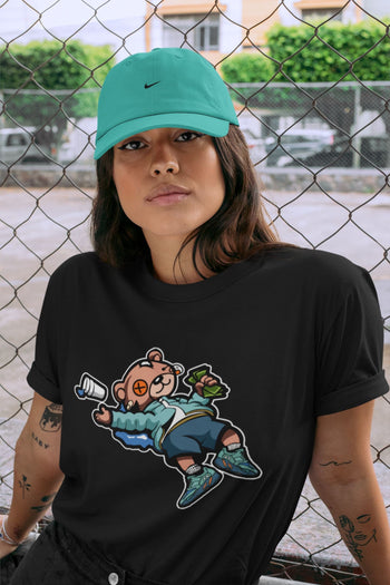 Yeezy 700 Faded Azure Sneaker Match Tees Drunk Teddy Bear Sneaker Tees Yeezy 700 Faded Azure Sneaker Release Tees Unisex Shirts