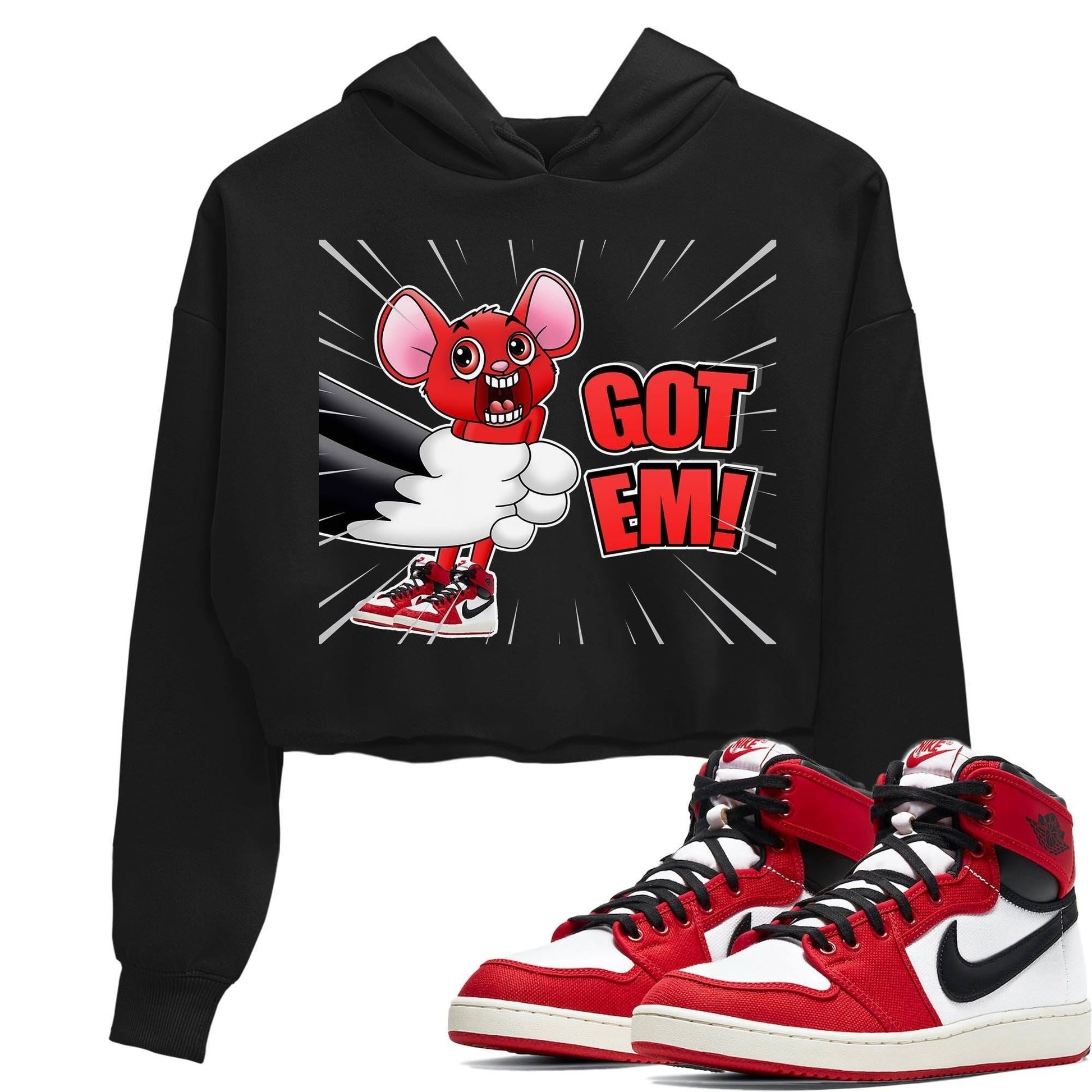 Jordan 1 Chicago Sneaker Match Tees T&J Got Em Sneaker Tees Jordan 1 Chicago Sneaker Release Tees Women's Shirts