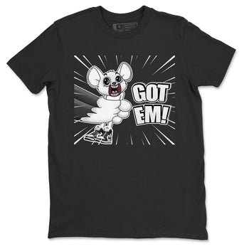 Jordan 1 Black White Sneaker Match Tees T&J Got Em Sneaker Tees Jordan 1 Black White Sneaker Release Tees Unisex Shirts