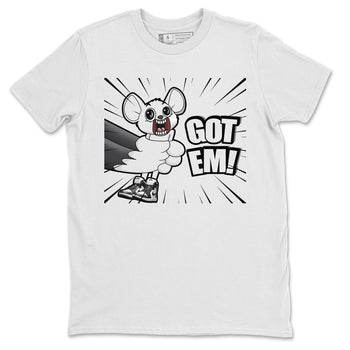 Jordan 1 Black White Sneaker Match Tees T&J Got Em Sneaker Tees Jordan 1 Black White Sneaker Release Tees Unisex Shirts