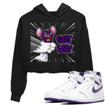 Jordan 1 WMNS Court Purple Sneaker Match Tees T&J Got Em Sneaker Tees Jordan 1 WMNS Court Purple Sneaker Release Tees Women's Shirts