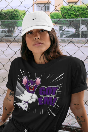 Jordan 1 WMNS Court Purple Sneaker Match Tees T&J Got Em Sneaker Tees Jordan 1 WMNS Court Purple Sneaker Release Tees Unisex Shirts