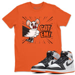 Jordan 1 Electro Orange Sneaker Match Tees T&J Got Em Sneaker Tees Jordan 1 Electro Orange Sneaker Release Tees Unisex Shirts