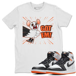 Jordan 1 Electro Orange Sneaker Match Tees T&J Got Em Sneaker Tees Jordan 1 Electro Orange Sneaker Release Tees Unisex Shirts