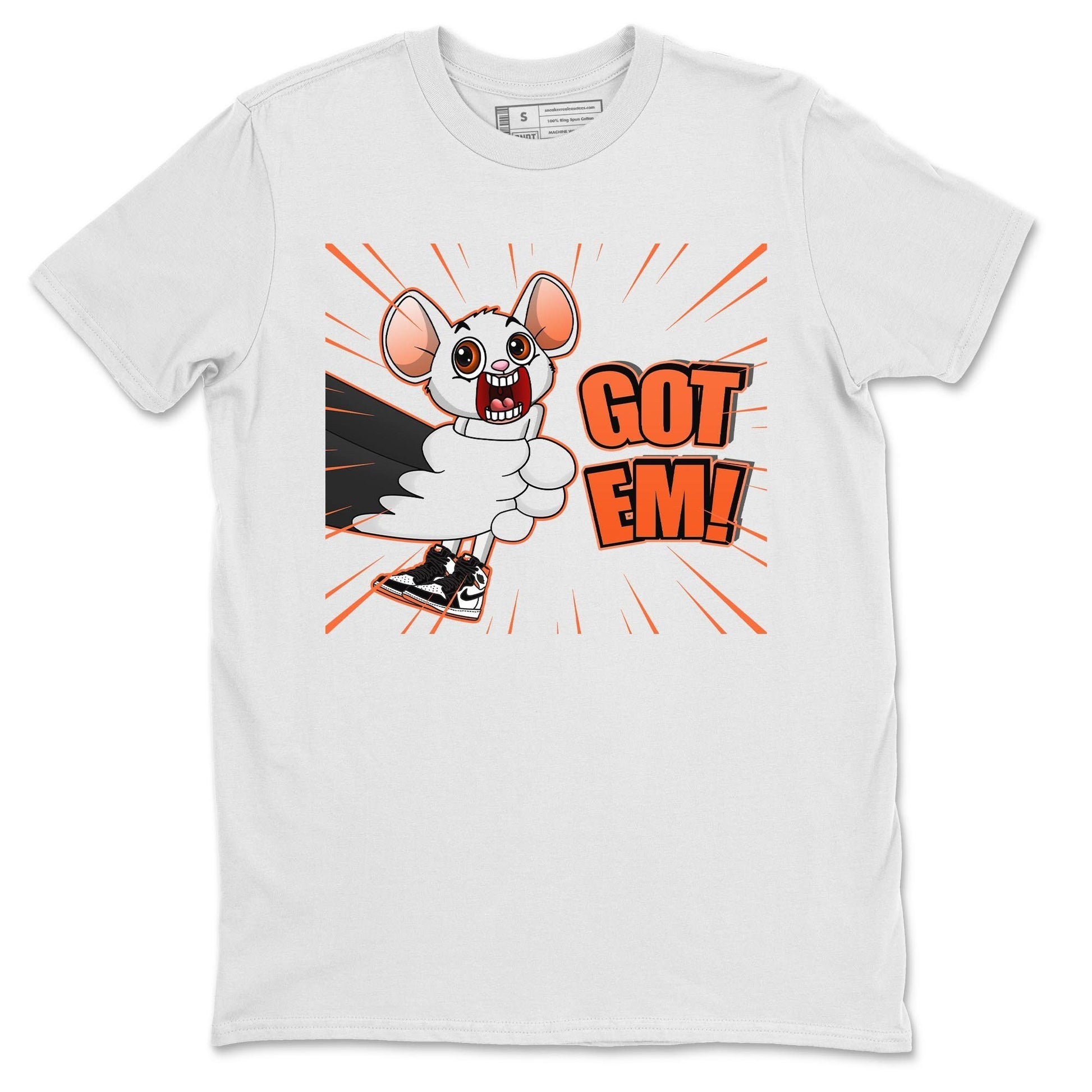 Jordan 1 Electro Orange Sneaker Match Tees T&J Got Em Sneaker Tees Jordan 1 Electro Orange Sneaker Release Tees Unisex Shirts