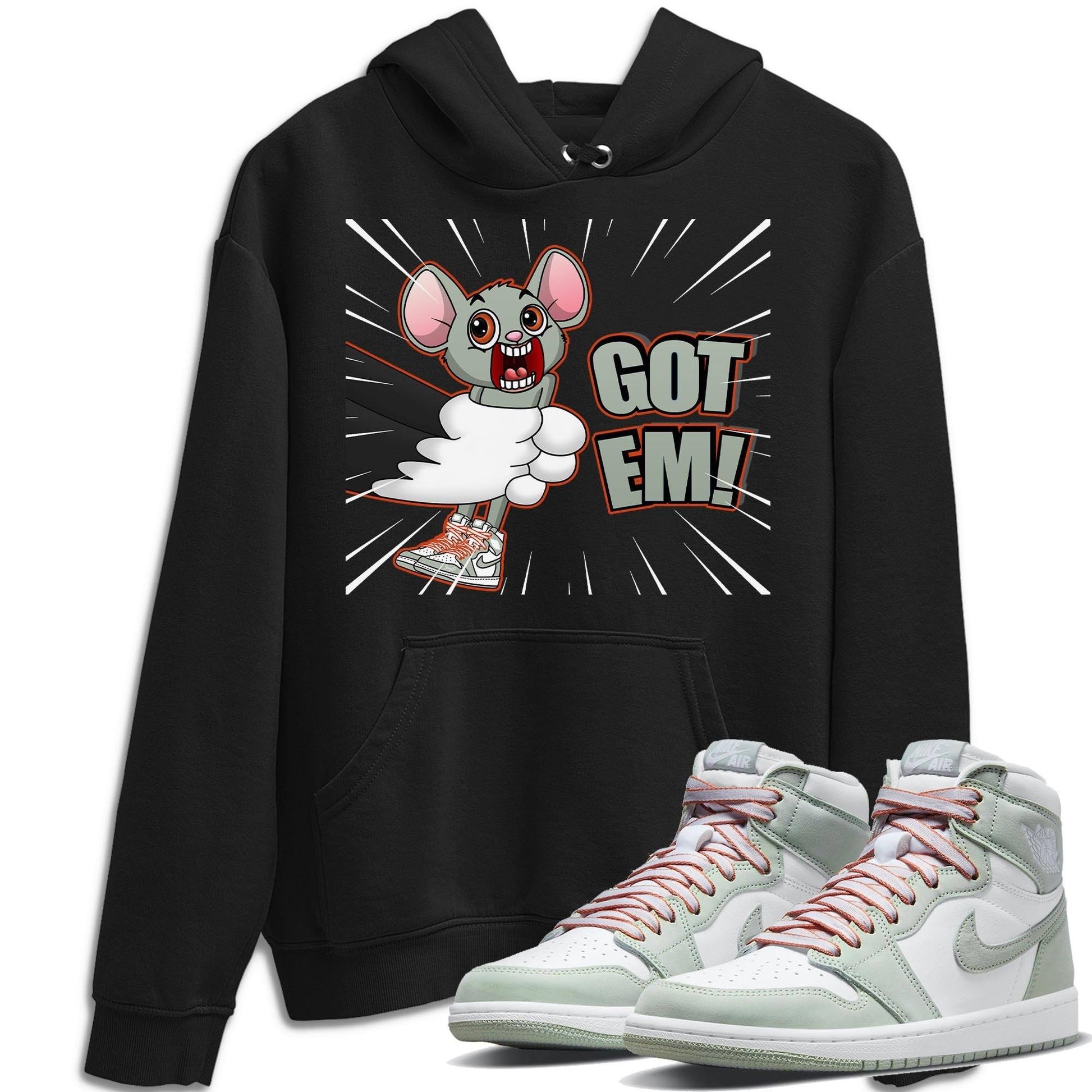 Jordan 1 Seafoam Sneaker Match Tees T&J Got Em Sneaker Tees Jordan 1 Seafoam Sneaker Release Tees Unisex Shirts