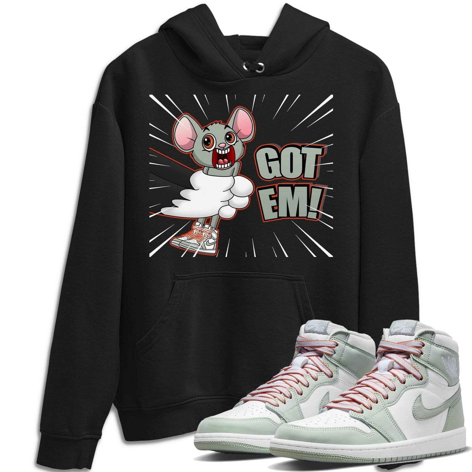 Jordan 1 Seafoam Sneaker Match Tees T&J Got Em Sneaker Tees Jordan 1 Seafoam Sneaker Release Tees Unisex Shirts