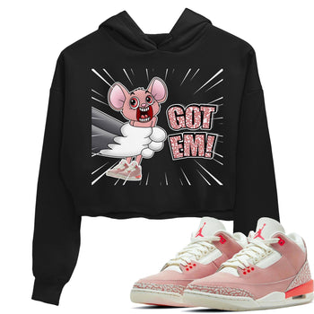 Jordan 3 Rust Pink Sneaker Match Tees T&J Got Em Sneaker Tees Jordan 3 Rust Pink Sneaker Release Tees Women's Shirts