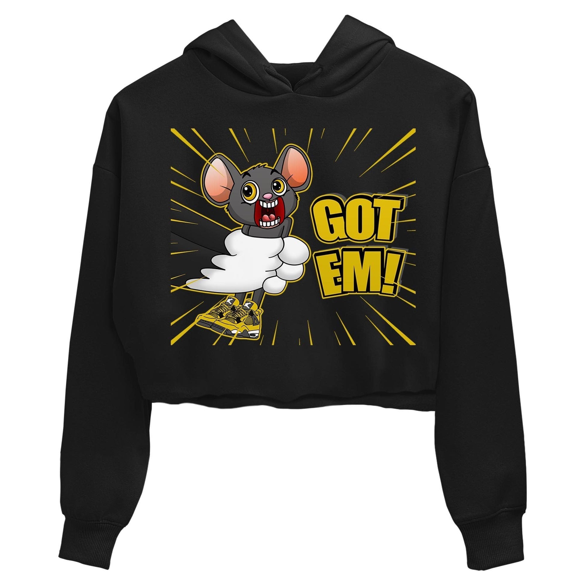 Jordan 4 Lightning Sneaker Match Tees T&J Got Em Sneaker Tees Jordan 4 Lightning Sneaker Release Tees Women's Shirts