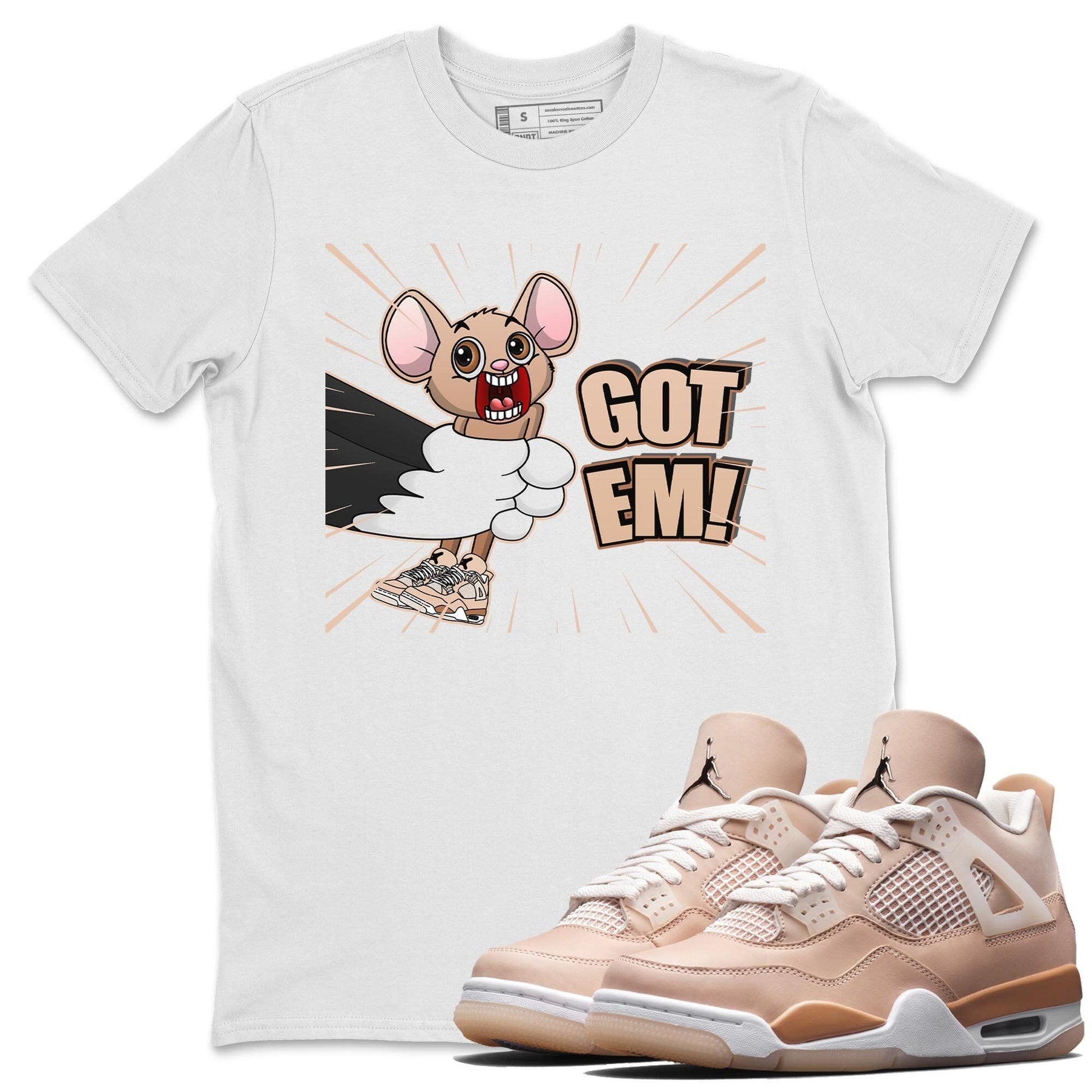 Jordan 4 Shimmer Sneaker Match Tees T&J Got Em Sneaker Tees Jordan 4 Shimmer Sneaker Release Tees Unisex Shirts