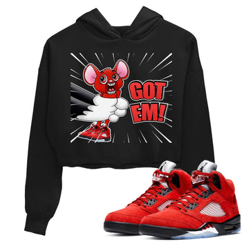 Jordan 5 Raging Bull Sneaker Match Tees T&J Got Em Sneaker Tees Jordan 5 Raging Bull Sneaker Release Tees Women's Shirts
