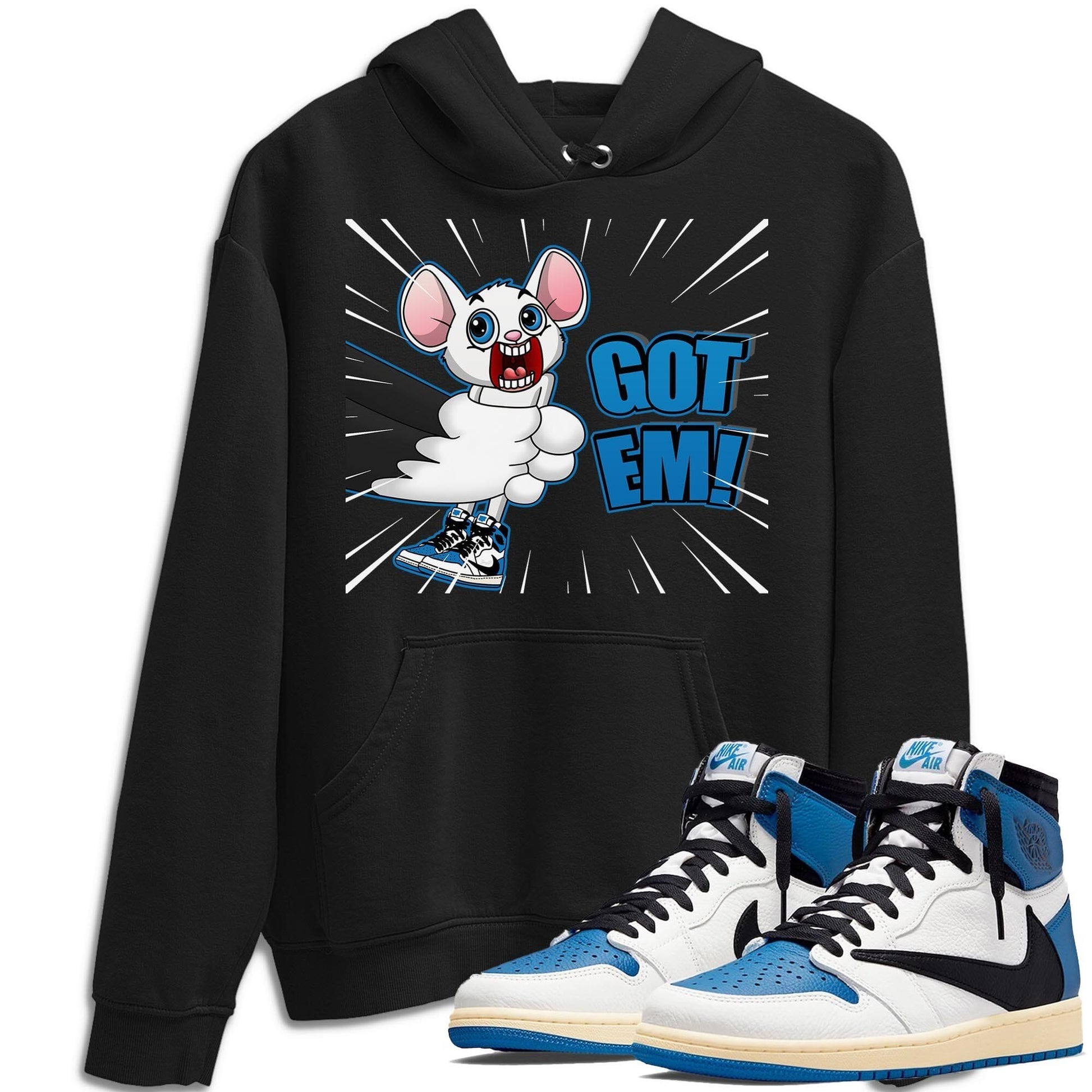 Jordan 1 Travis Scott Fragment Sneaker Match Tees T&J Got Em Sneaker Tees Jordan 1 Travis Scott Fragment Sneaker Release Tees Unisex Shirts
