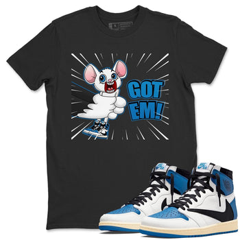 Jordan 1 Travis Scott Fragment Sneaker Match Tees T&J Got Em Sneaker Tees Jordan 1 Travis Scott Fragment Sneaker Release Tees Unisex Shirts