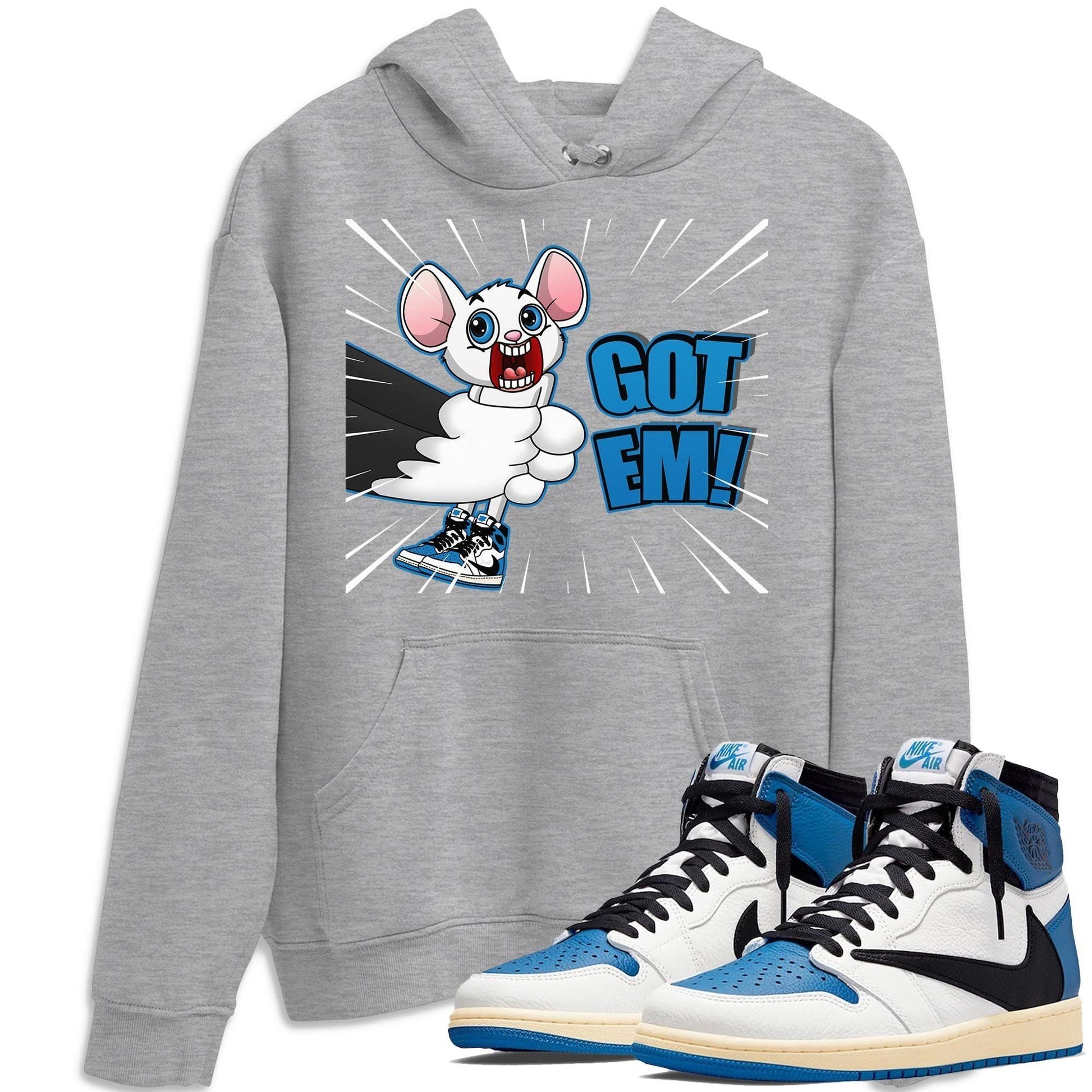 Jordan 1 Travis Scott Fragment Sneaker Match Tees T&J Got Em Sneaker Tees Jordan 1 Travis Scott Fragment Sneaker Release Tees Unisex Shirts