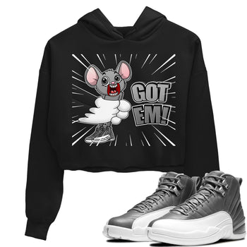 Jordan 12 Stealth Sneaker Match Tees T&J Got Em Sneaker Tees Jordan 12 Stealth Sneaker Release Tees Women's Shirts