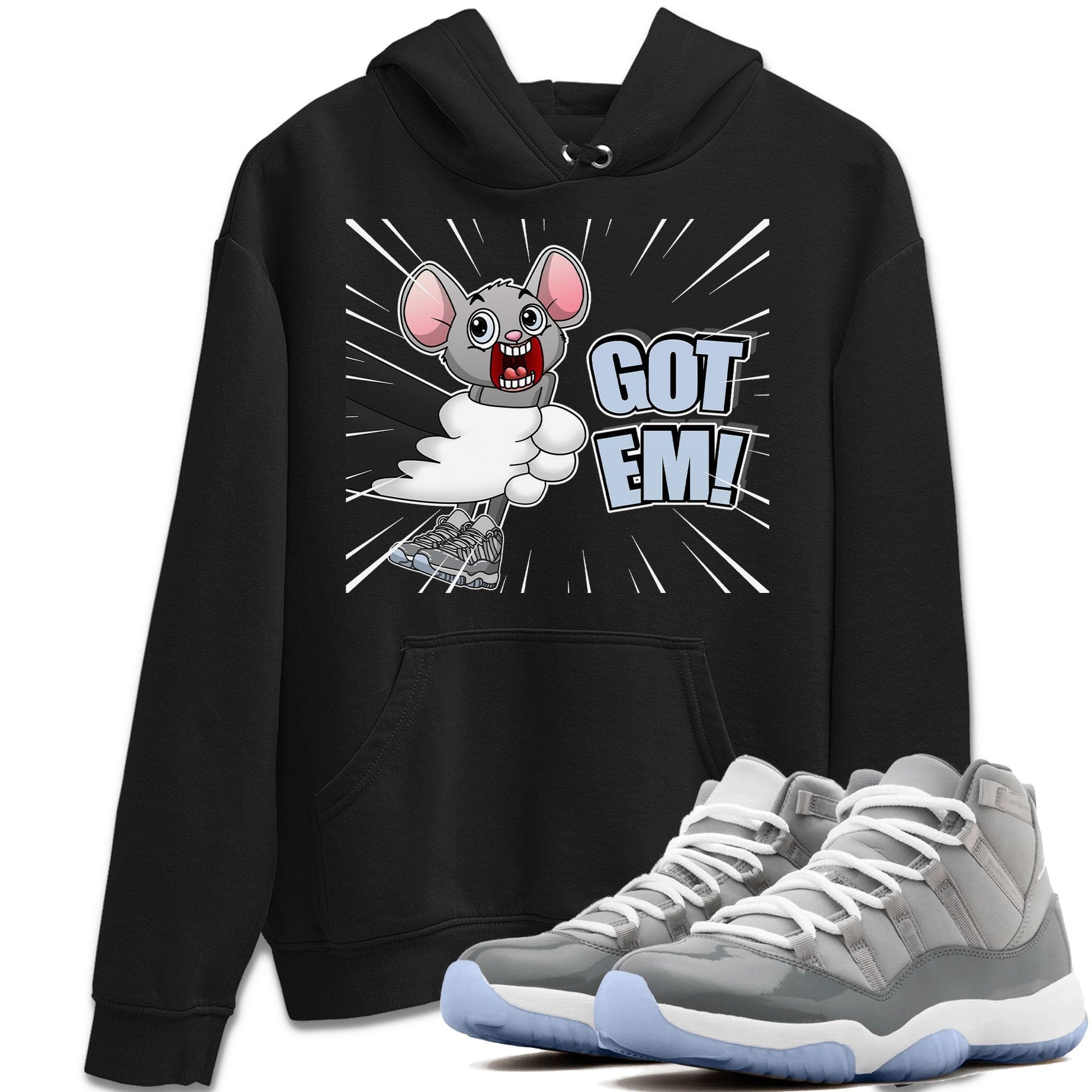 Jordan 11 Cool Grey Sneaker Match Tees T&J Got Em Sneaker Tees Jordan 11 Cool Grey Sneaker Release Tees Unisex Shirts