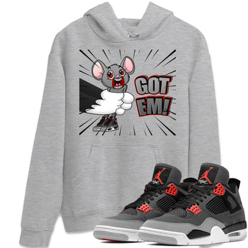 Jordan 4 Infrared Sneaker Match Tees T&J Got Em Sneaker Tees Jordan 4 Infrared Sneaker Release Tees Unisex Shirts