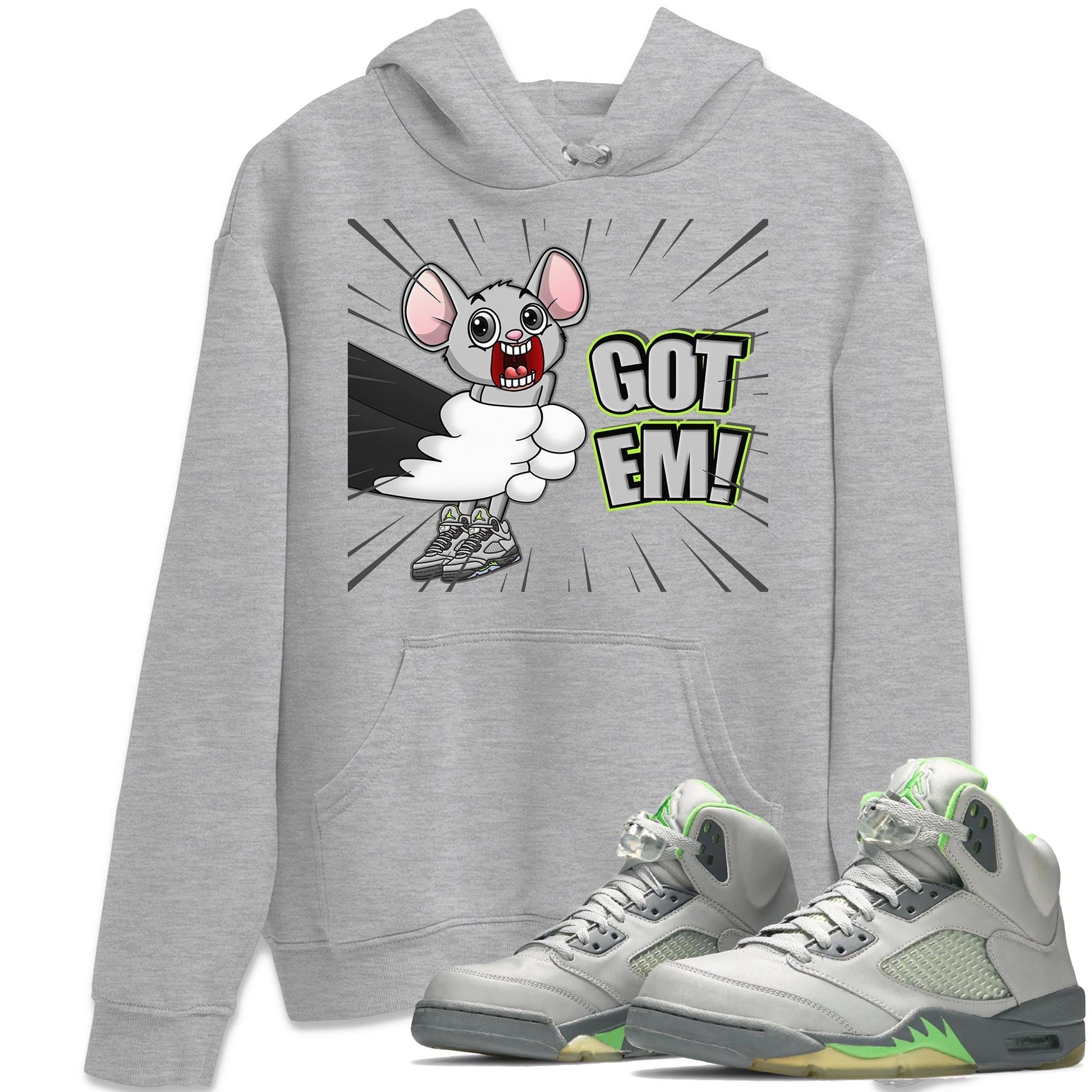 Jordan 5 Green Bean Sneaker Match Tees T&J Got Em Sneaker Tees Jordan 5 Green Bean Sneaker Release Tees Unisex Shirts
