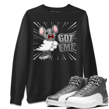 Jordan 12 Stealth Sneaker Match Tees T&J Got Em Sneaker Tees Jordan 12 Stealth Sneaker Release Tees Unisex Shirts