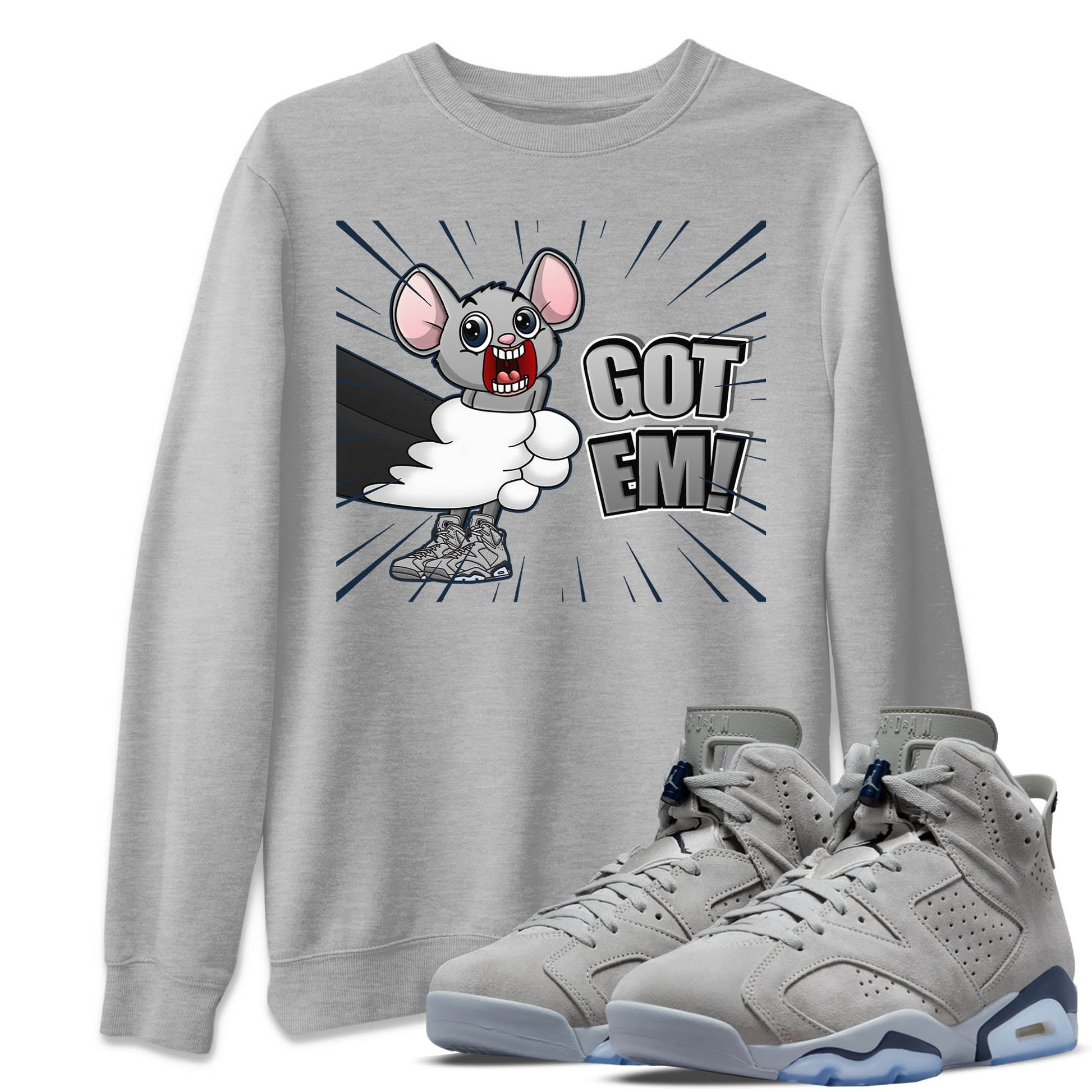 Jordan 6 Georgetown Sneaker Match Tees T&J Got Em Sneaker Tees Jordan 6 Georgetown Sneaker Release Tees Unisex Shirts