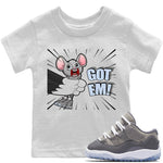 Jordan 11 Cool Grey Sneaker Match Tees T&J Got Em Sneaker Tees Jordan 11 Cool Grey Sneaker Release Tees Kids Shirts