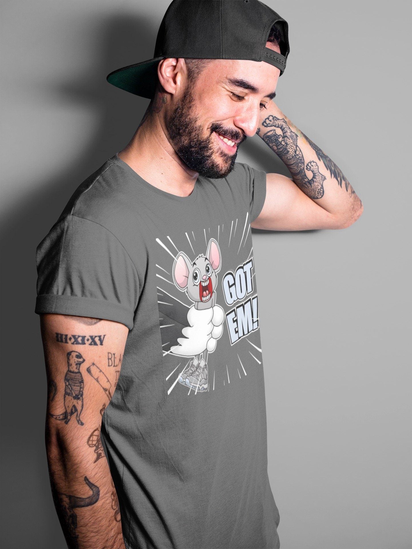 Jordan 11 Cool Grey Sneaker Match Tees T&J Got Em Sneaker Tees Jordan 11 Cool Grey Sneaker Release Tees Unisex Shirts