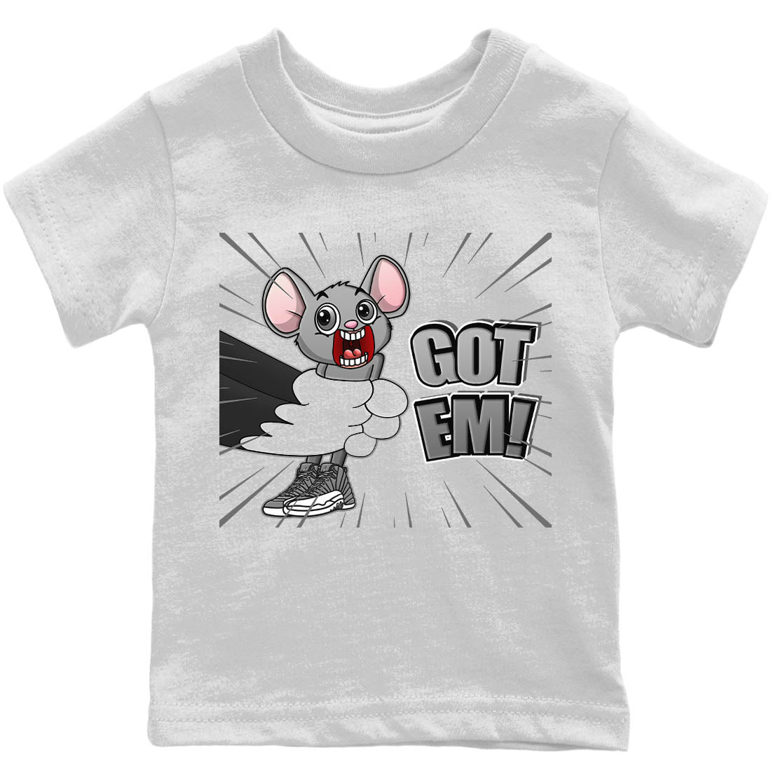 Jordan 12 Stealth Sneaker Match Tees T&J Got Em Sneaker Tees Jordan 12 Stealth Sneaker Release Tees Kids Shirts