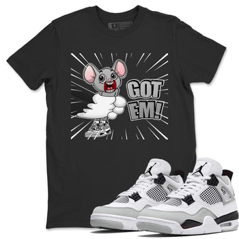 Jordan 4 Military Black Sneaker Match Tees T&J Got Em Sneaker Tees Jordan 4 Military Black Sneaker Release Tees Unisex Shirts