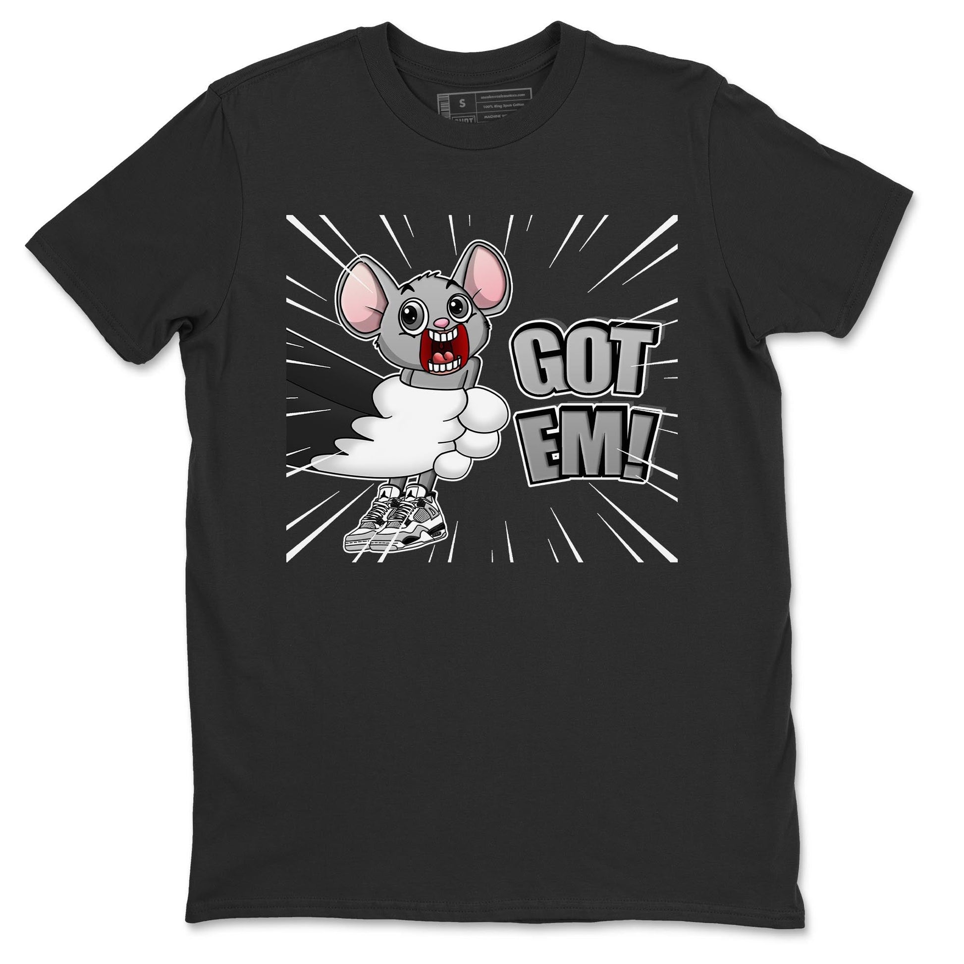 Jordan 4 Military Black Sneaker Match Tees T&J Got Em Sneaker Tees Jordan 4 Military Black Sneaker Release Tees Unisex Shirts
