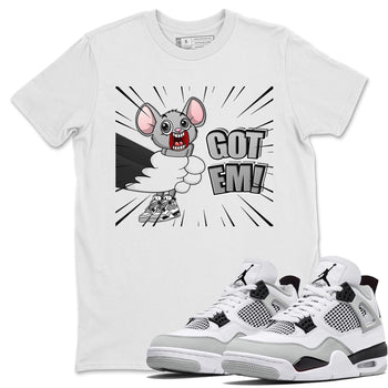 Jordan 4 Military Black Sneaker Match Tees T&J Got Em Sneaker Tees Jordan 4 Military Black Sneaker Release Tees Unisex Shirts