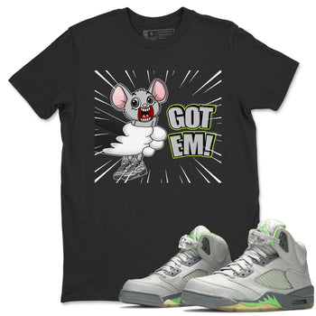 Jordan 5 Green Bean Sneaker Match Tees T&J Got Em Sneaker Tees Jordan 5 Green Bean Sneaker Release Tees Unisex Shirts